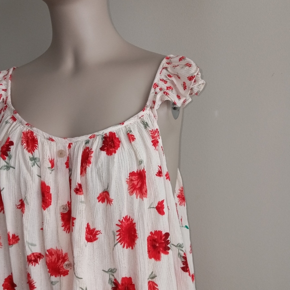 Cato floral print shirt size 18/20 - Picture 3 of 7